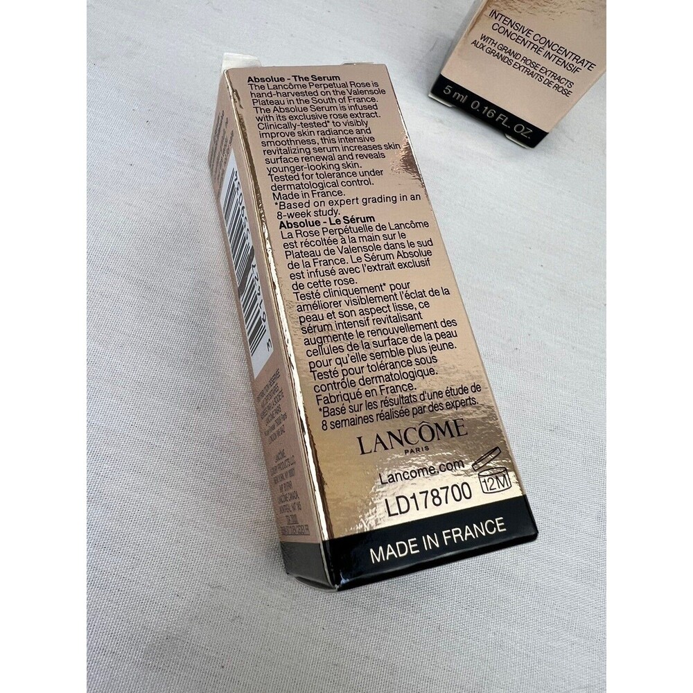 2x Lancome Absolue The Serum Intensive Concentrate 0.16oz/5ml‎ New In Box - Picture 3 of 4